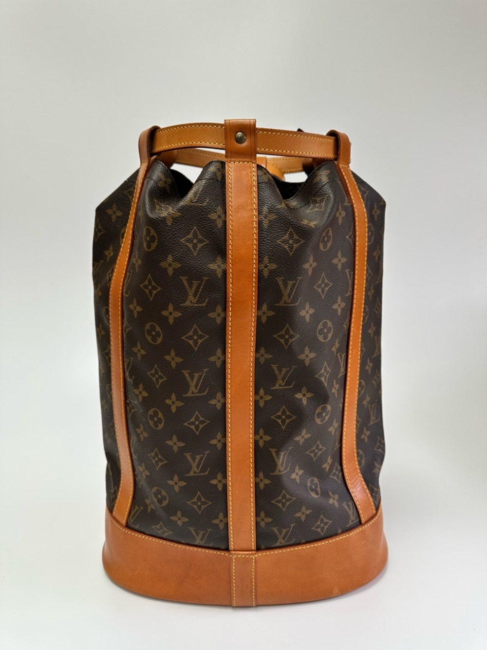 Louis Vuitton LV Brown GM Monogram Travel Duffel Backpack Cabin Friendly France
